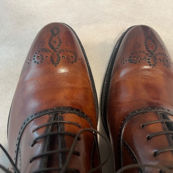 Scarpe di Bianco lace up balmoral oxfords size 9 1/2 - Picture 5 of 12